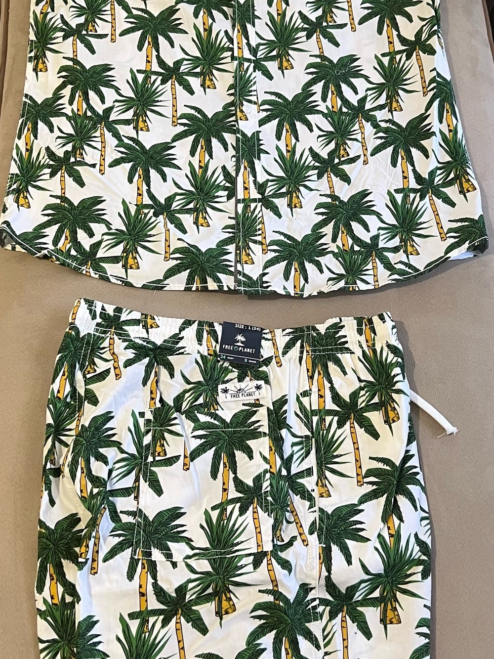 Men’s Tropical 2 Piece Beach Set